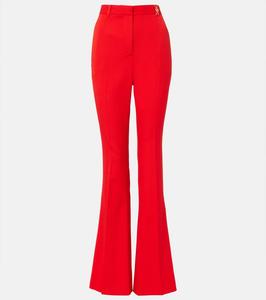 Брюки-клеш Medusa '95 из шерсти Versace, Scarlet