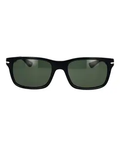 Классические прямоугольные солнцезащитные очки Persol, черный