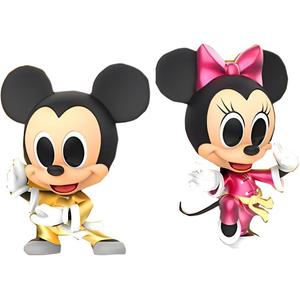 Фигурки Chibi Mickey Mouse Cosb694 Kung Fu Mickey And Minnie, Metal Color Edition Hot Toys