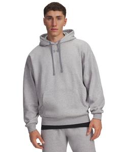 Мужская флисовая толстовка оверсайз UA Rival Under Armour, Gray light heather/Steel