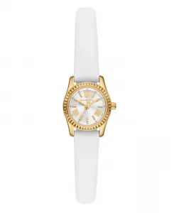Женские часы Lexington White Leather, 19 мм Michael Kors