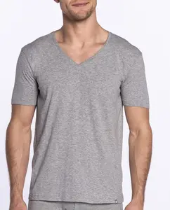 Мужская однотонная футболка с коротким рукавом Punto Blanco, серый