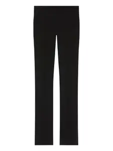 Брюки bootcut Courrèges, черный