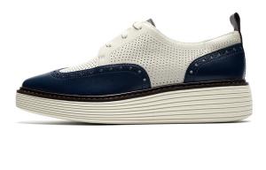 Кроссовки COLE HAAN Lifestyle Shoes Women's Low-top White/Blue, белый/синий