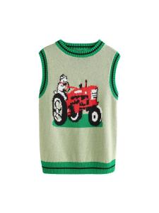 Свитер Next, цвет Green/Pastel green