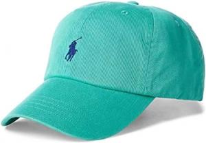 Polo Ralph Lauren мужская бейсболка из хлопчатобумажного чино, Green(9017)/Navy