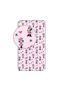 Простыня натяжная Disney для детской кроватки, 90x200+25 см, розовый