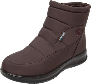 Женские зимние ботинки ZBYY с теплой меховой подкладкой, водонепроницаемые, на щиколотку, уличные ботильоны, удобная обувь для женщин, Brown