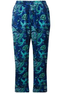 Брюки свободного кроя Angel of Style, бирюзовый/темно-синий
