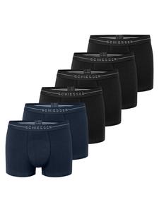 SCHIESSER Боксеры 'Cotton Flex' в цвете Mottled Black