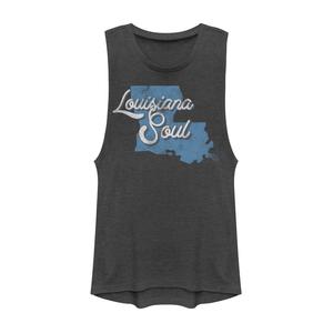 Мускулистая майка с винтажным графическим рисунком для юниоров "Louisiana Soul"