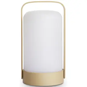 Настольная лампа ISA LED для улицы, для балкона, ретро, без выключателя, с аккумулятором Paco Home, желтый