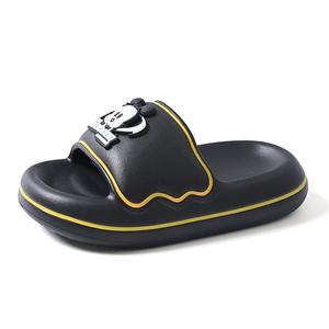 Противоскользящие дышащие шлепанцы для детей BOBDOG, черный