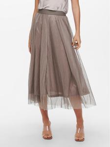 Юбка миди стандартный крой 15214303 Only, коричневый