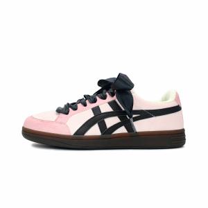 Onitsuka Tiger Кроссовки для скейтбординга Advanti Coverage Slip-Resistant Balance Lightweight с низким верхом, унисекс, черно-розовые