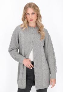Кардиган DreiMaster Cardigan, Grey Melange/Grey