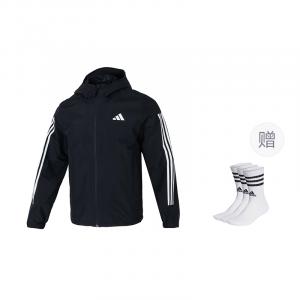 Adidas Куртки и пальто Essentials с тремя полосками, мужские, черный