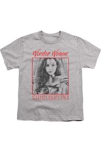 Футболка Wonder Woman 84 Wonder Chic с короткими рукавами для детей Gildan, Athletic Heather