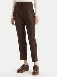 Брюки regular fit Caldaia 2525136152 Weekend Max Mara, коричневый