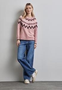 Джемпер IM NORWEGER-STIL Street One, розовый