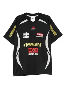 Футболка с графическим принтом Teamgeist Moto Adidas, черный
