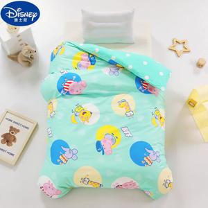 Disney Детское одеяло 120x150 см, вес 1,5 кг, с хлопковым пододеяльником, семейство Peppa Pig