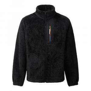 UNI RACE FLAG Пальто с бархатистой текстурой Unisex SALOMON, черный