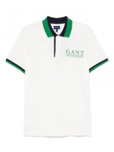 Gant рубашка поло Sailing из пике, белый