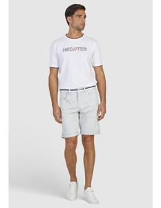 Тканевые шорты HECHTER PARIS Bermuda-, серебряный