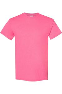 Футболка из плотного хлопка Gildan, цвет safety pink