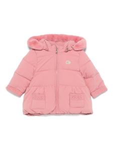 Tartine Et Chocolat пуховик с капюшоном, розовый