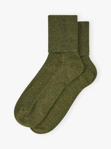 Богатые носки из кашемира Plain Brora, Sorrel