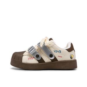 Стильные износостойкие и легкие низкие скейтерские туфли для женщин Lovely You KEAIDENI, желтый/коричневый