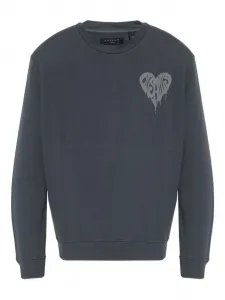 Толстовка с принтом Allsaints, черный