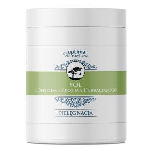 Соль для ванн с маслом чайного дерева уход Optima Natura, 1 кг