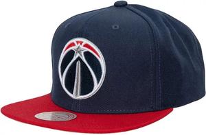 Mitchell & Ness Adult Washington Wizards 2.0, двухцветная регулируемая кепка Snapback