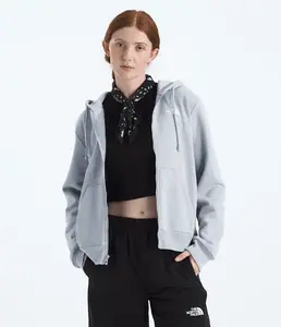 Женская толстовка с капюшоном Evolution Simple Dome на молнии The North Face, Blue Flax