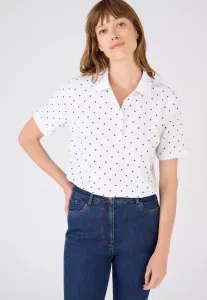 Рубашка поло Damart, Blanc Pois