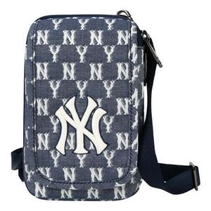 Сумка MLB Monogram NY New York Yankees Crossbody Bag Blue