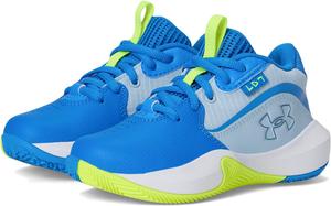 Кроссовки Under Armour Kids Pre School Lockdown 7, цвет Blue Calm/Blue Atlantis/Metallic Blue Calm