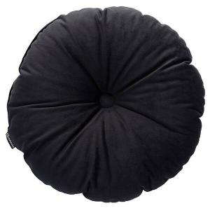 Подушка Dekoria Velvet, 37x8x37 см, черный