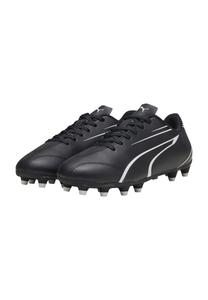 Бутсы футбольные Vitoria FG/AG, кожа, шипы, детские PUMA, цвет Puma Black Puma