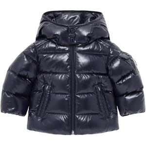 Пуховик Maya Baby с капюшоном для малышей Moncler, синий