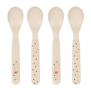 Детская посуда Детская ложка 13,5 см, набор из 4 штук Lässig, Little Water Schwan