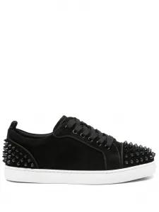 Кроссовки с заклепками Christian Louboutin, черный