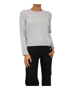 Свитер с круглым вырезом Liu Jo, серый