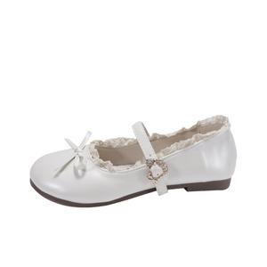 SHUMO Женские туфли Мэри Джейн на массивном каблуке экрю, цвет Ecru