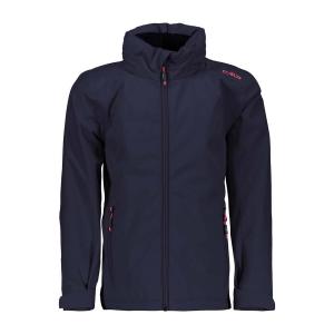 Куртка софтшелл CMP для девочек, куртка с капюшоном и застежкой-молнией 38Z1935