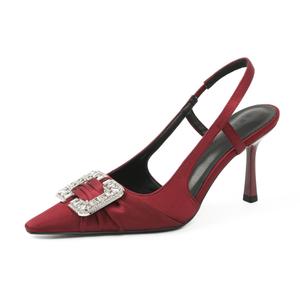 Varib Тонкие каблуки на шпильке 8 см женские красные, цвет Red