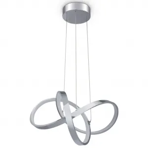 Подвесной светильник DEON, теплый белый Paco Home, Chrom-Weiß